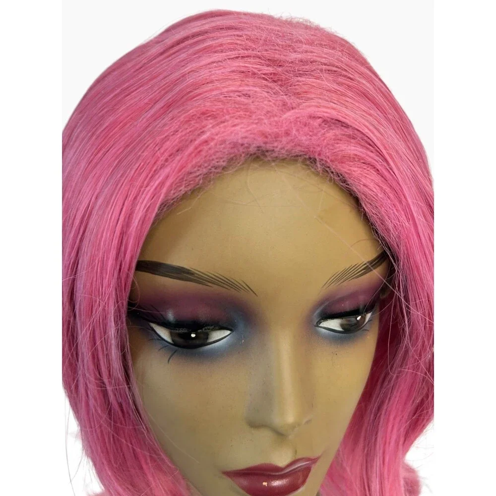 Women’s Pink Shoulder Length Wig
